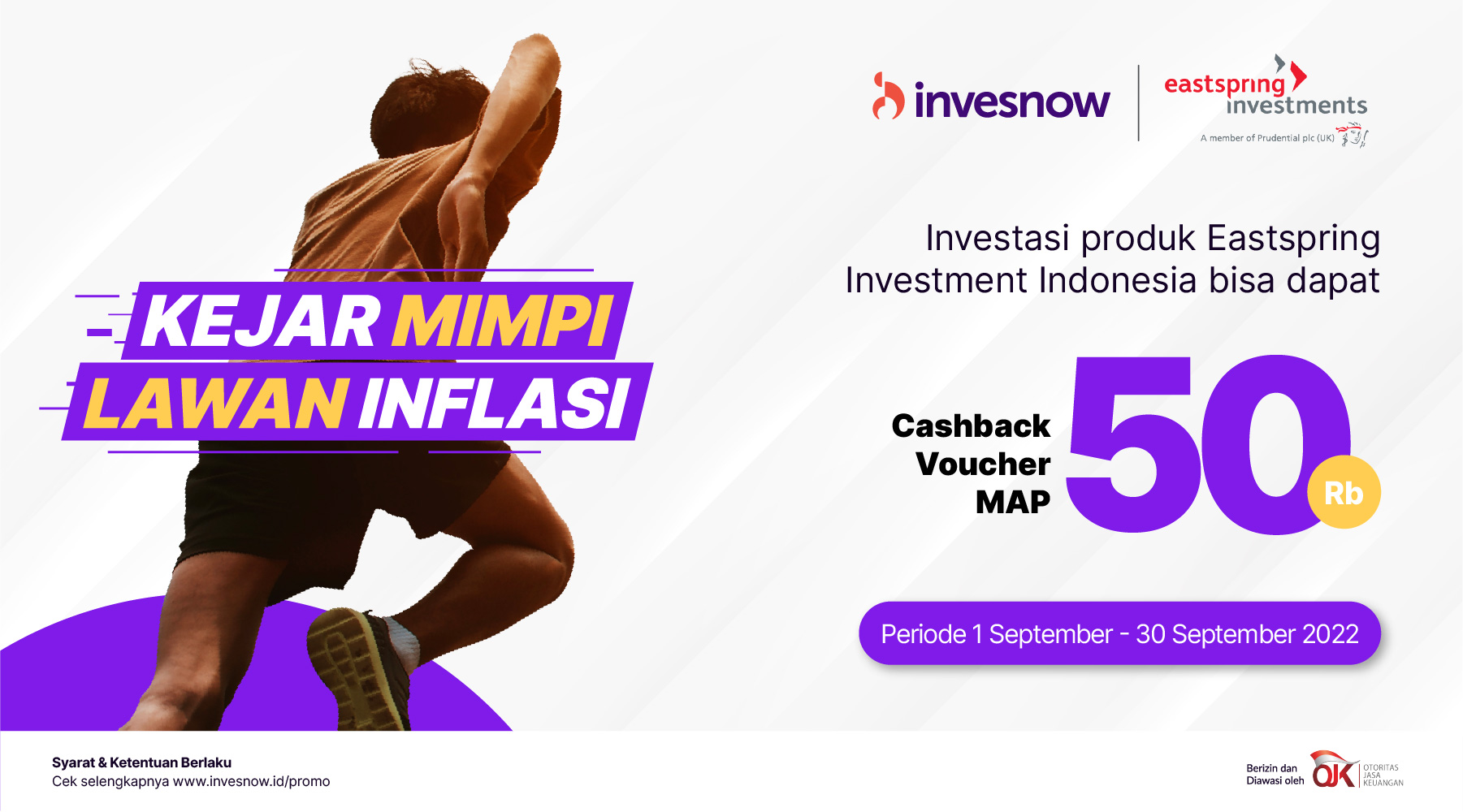 Top-up Reksa Dana dari Eastspring bisa dapat voucher MAP senilai Rp50.000